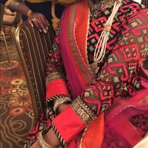 💜Beautiful colorful Anarkali/Salwar heavy work perfect for EID/mendhi